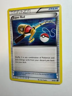 Super Rod 20/20 Holo Rare Black and White Dragon Vault Pokemon TCG HP/DMG *BTX - Image 3