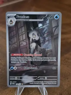 Pokemon Froslass Illustration Rare Holo 90 HP Frost Smash 174/167 Sv06 Stage 1 - Image 1