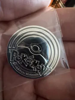 Pokemon Pikachu Silver Metal Coin Celebrations UPC 25th Anniversary Sealed New - Image 2