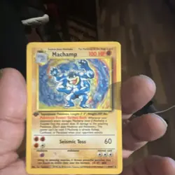 Pokemon Machamp 8/102 Deck Exclusives 1st Edition Holo Rare 100 HP Seismic Toss - Image 1