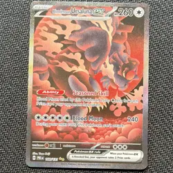 Pokemon Bloodmoon Ursaluna EX 168/131 Holo Special Illustration Rare Prismatic … - Image 1