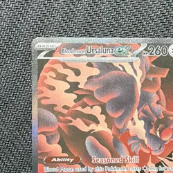 Pokemon Bloodmoon Ursaluna EX 168/131 Holo Special Illustration Rare Prismatic … - Image 2