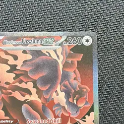Pokemon Bloodmoon Ursaluna EX 168/131 Holo Special Illustration Rare Prismatic … - Image 3