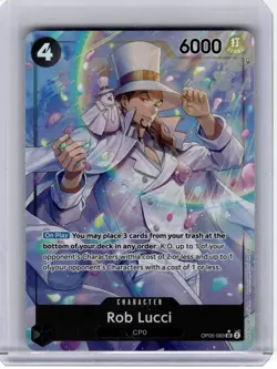 One Piece—Rob Lucci #OP05-093 Awakening of the New Era—Super Rare Foil (Alt Art) - Image 1