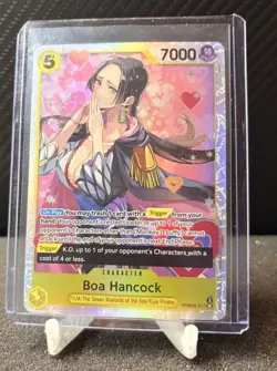 One Piece CCG Boa Hancock PRB02-017 SR Alt Art Holo English 7000 Power 3 Cost - Image 1