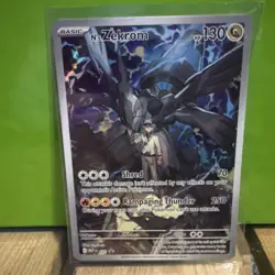 Pokemon TCG N's Zekrom MEP 031 Ascended Heroes ETB Full Art Black Star Promo NM - Image 1