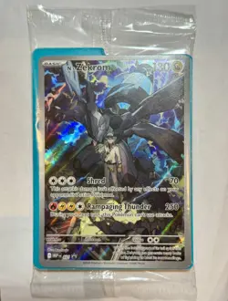 SEALED N's Zekrom From Ascended Heroes ETB Black Star Promo MEP #031 NEW - Image 1
