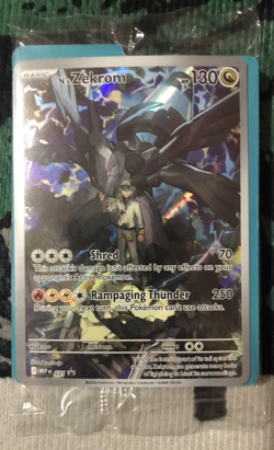 N's Zekrom 031 Black Star Promo Ascended Heroes ETB Pokemon Card SEALED NM/M - Image 1