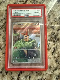 Pokemon Victini 208 Sv: Scarlet & Violet Promo Cards Holo PSA 10 Promo 2025 - Image 2