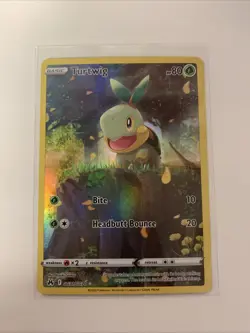 Pokemon TCG Turtwig Crown Zenith: Galarian Gallery Holo Holo Rare Card GG31/GG70 - Image 1