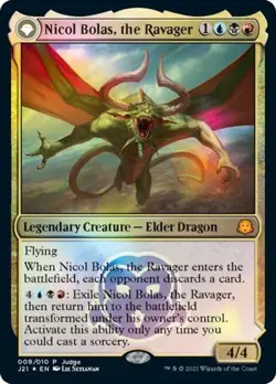 MTG English Nicol Bolas, the Ravager NM Foil Promos: Judge - Image 1