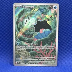 Pokemon Clamperl Sv10: Destined Rivals 195/182 Illustration Rare Holo TCG Card - Image 1