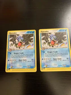 Pokemon EX Dragon Set - Gyarados Prerelease Promo # 32/97. SET OF 2 CARDS!! NM! - Image 1