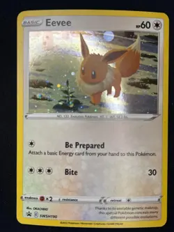 Pokemon Eevee - Promo SWSH: Sword & Shield Promo Cards SWSH190 NM - Image 1