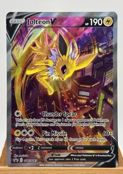 Jolteon V SWSH183 Sword & Shield Promo Cards Promo English Pokemon Card - Image 1