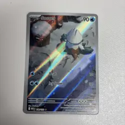 Pokemon TCG Mega Evolution Snover Holo Card 140/132 Illustration Rare - Image 1