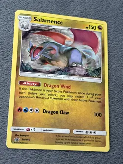 Salamence SM140 Pokemon Card Black Star Promo Cosmos Holo 2018 - Image 2