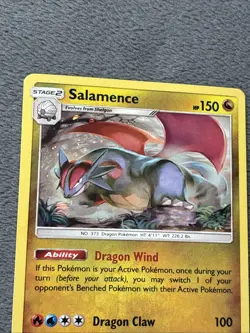 Salamence SM140 Pokemon Card Black Star Promo Cosmos Holo 2018 - Image 3