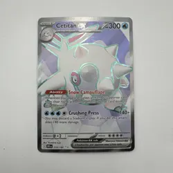 Cetitan ex 210/182 Destined Rivals NM Full Art Pokemon Card - Image 1