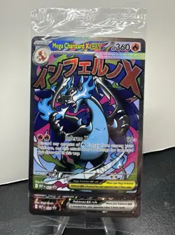 Pokemon Mega Charizard X EX Holo Card Lot (2 Cards, English, Mega Evolution) - Image 1