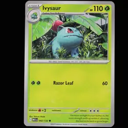 Pokemon TCG Ivysaur 002/132 Mega Evolution Regular Common Card 2025 NM - Image 1