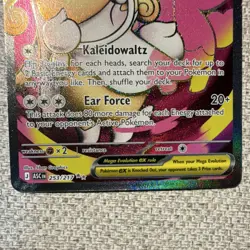 Pokemon TCG Mega Audino EX ASC Full Art Holo Ultra Rare 253/217 Basic HP270 Card - Image 3