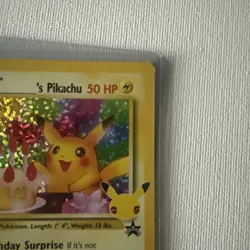 2021 Pokemon TCG Holo Pikachu Card 24/53 Birthday Celebrations 25th Anniversary - Image 4