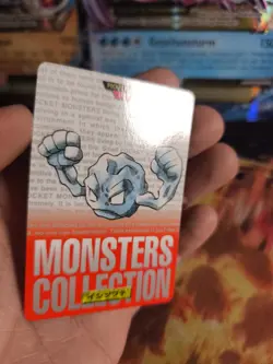 Pokemon Karte Card carddass Monsters collection Red 1996 japanese Geodude NM - Image 2