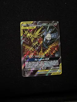 Pokemon Moltres & Zapdos & Articuno GX Promo Holo SM210 Sm TAG TEAM 300 HP Card - Image 4
