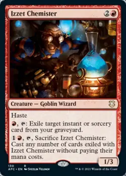Magic- Izzet Chemister - Commander: Adventures in the Forgotten Realms - Image 1