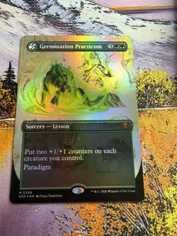 Germination Practicum - Foil - Borderless Secrets of Strixhaven MTG - Image 4