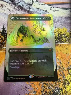 Germination Practicum - Foil - Borderless Secrets of Strixhaven MTG - Image 5