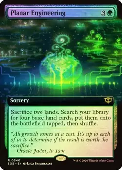 MTG Secrets of Strixhaven Planar Engineering Extended Art Foil 0340 - Image 1