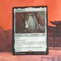 Wizards of the Coast Mithril Coat 0245 Rare Legendary Equipment MTG LotR 2023 - Image 1