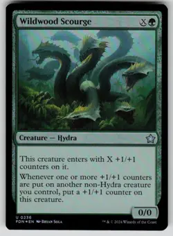 Wildwood Scourge Foil U Foundations 236 NM - Image 1