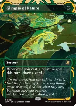 Glimpse of Nature -Foil Near Mint MTG Secrets of Strixhaven: Mystical Archive - Image 1
