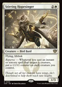 Stirring Hopesinger - #35 - Secrets of Strixhaven - NM MTG - Image 1