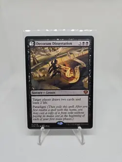 WotC Secrets of Strixhaven Decorum Dissertation (MR) NM - Image 1