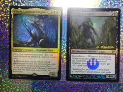 MTG Foil: Prerelease 66/165 Doomwake Giant; 016/322 Tayam, Luminous Enigma - Image 1