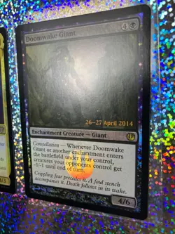 MTG Foil: Prerelease 66/165 Doomwake Giant; 016/322 Tayam, Luminous Enigma - Image 4