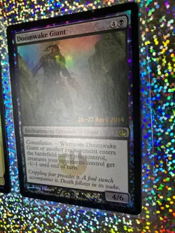 MTG Foil: Prerelease 66/165 Doomwake Giant; 016/322 Tayam, Luminous Enigma - Image 5