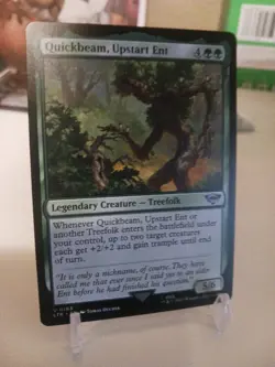 FOIL QUICKBEAM, UPSTART ENT The Lord Of The Rings Magic MTG 0183 - Image 1