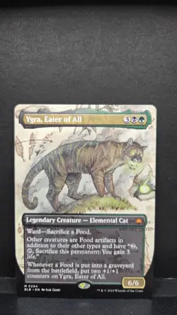 Ygra, Eater of All (Borderless) Bloomburrow Regular NM - Image 1