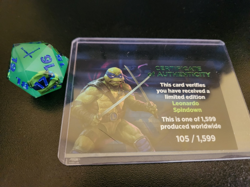 Sirius Ninja Turtles Leonardo Spindown D20 Legendary Limited Edition - TMNT MTG - Image 1