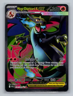 Mega Charizard X ex Ultra Rare ME02: Phantasmal Flames 109/094 NM - Image 1