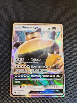 Pokemon Cards - Snorlax GX Sun & Moon SM05 Promo - Image 3