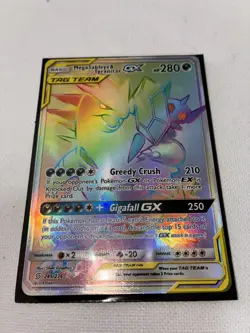 NM Mega Sableye & Tyranitar GX 245/236 Unified Minds Secret Rare Pokemon Card - Image 1