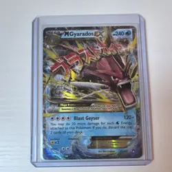 Pokemon TCG M Gyarados EX Ultra Rare Holo Breakpoint 27/122 Mega HP240 - Image 3