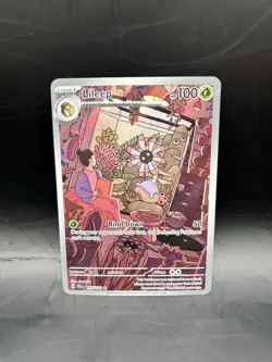 Lileep 145/142 Stellar Crown Holo Illustration Rare Pokemon Card NM Mint - Image 1