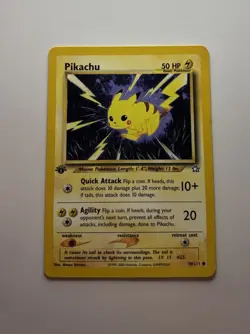 Pokemon Pikachu TCG Neo Genesis 1st Edition Common Card 70/111 - Image 1